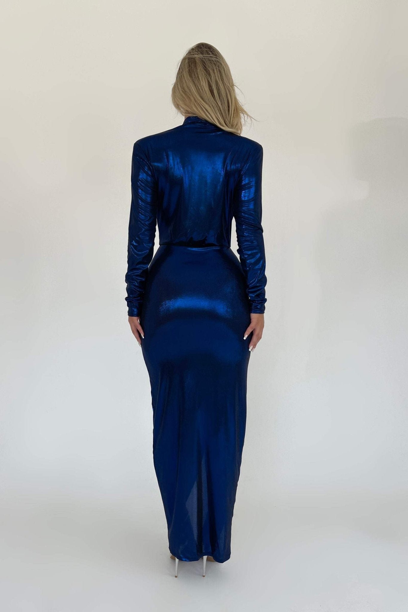 ailiyah-metallic-v-neck-slit-midi-dress-sd00210251751-green-s-sunfere-729744 Ailiyah Metallic V-neck Slit Midi Dress - Image 10