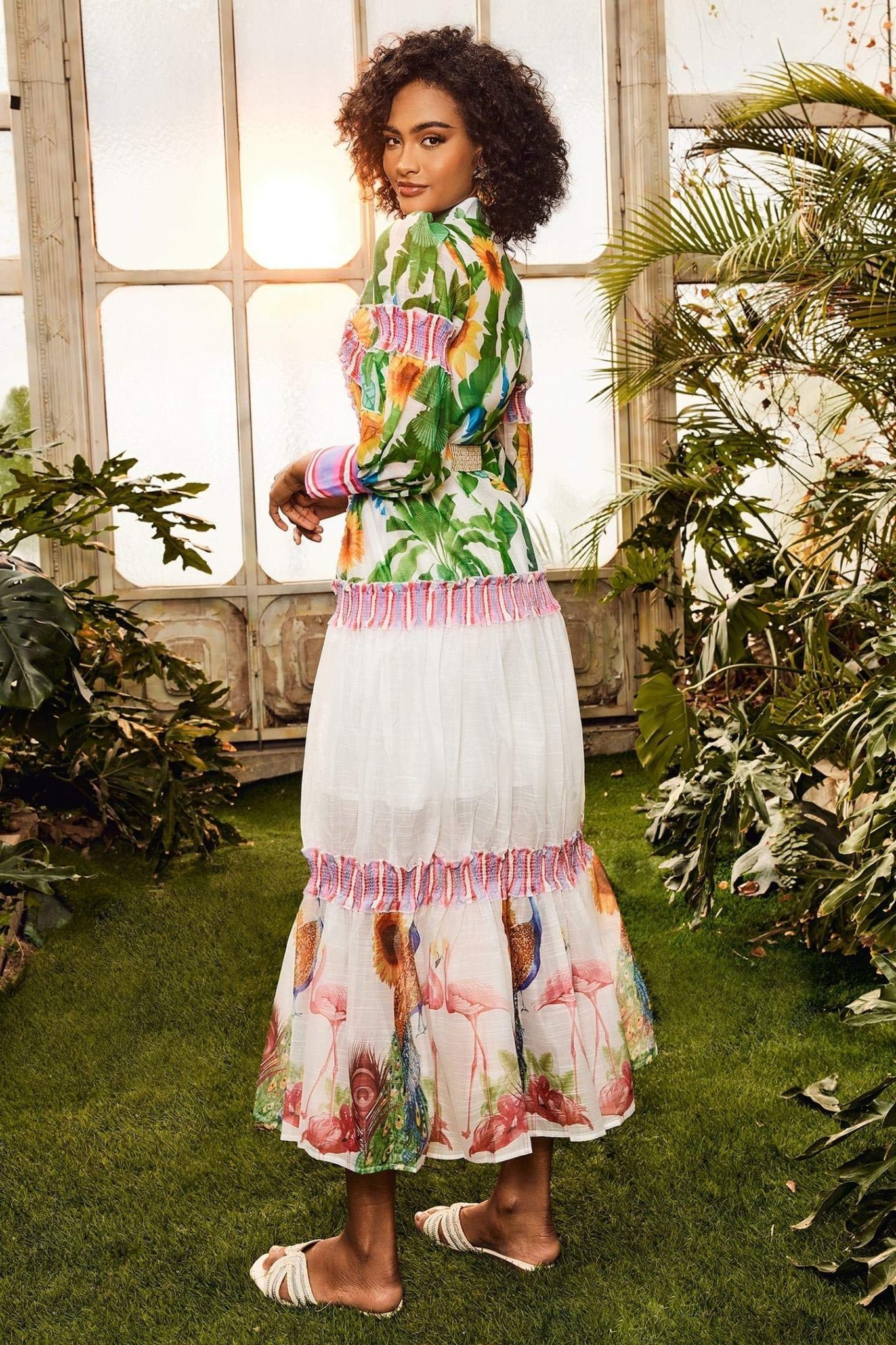alina-floral-lantern-sleeve-maxi-dress-sd00602272338-multi-m-sunfere-342701 Alina Floral Lantern Sleeve Maxi Dress - Image 6
