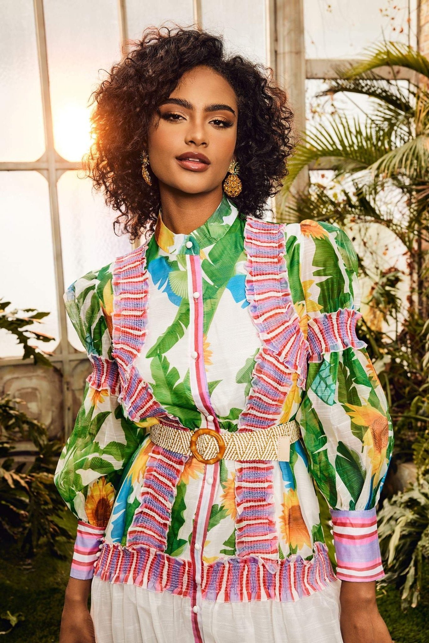 alina-floral-lantern-sleeve-maxi-dress-sd00602272338-multi-m-sunfere-660241 Alina Floral Lantern Sleeve Maxi Dress - Image 3