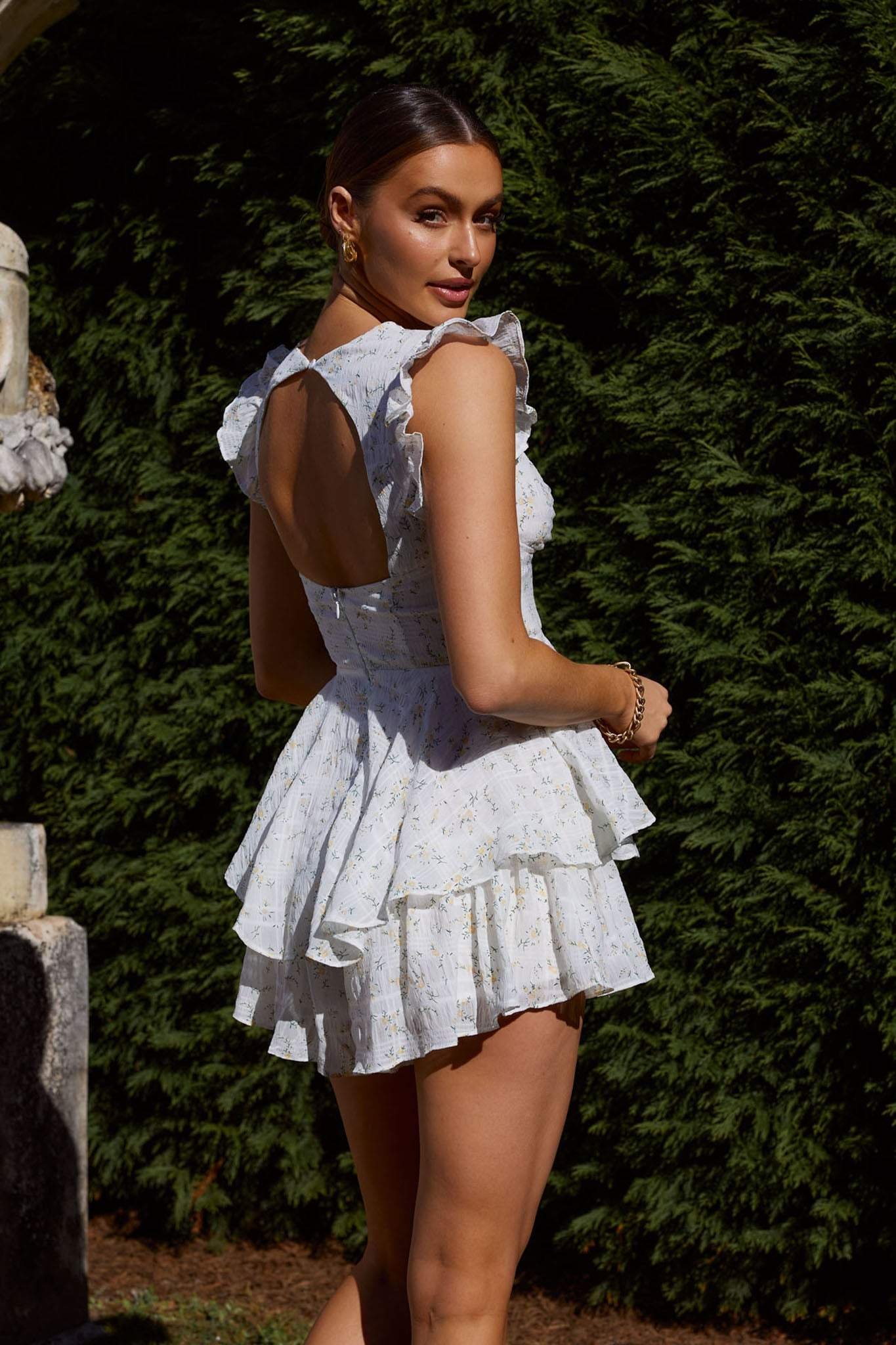ally-printed-trimed-lace-tiered-mini-dress-sd0020619469-white-xs-sunfere-157823 Ally Printed Trimed Lace Tiered Mini Dress - Image 3