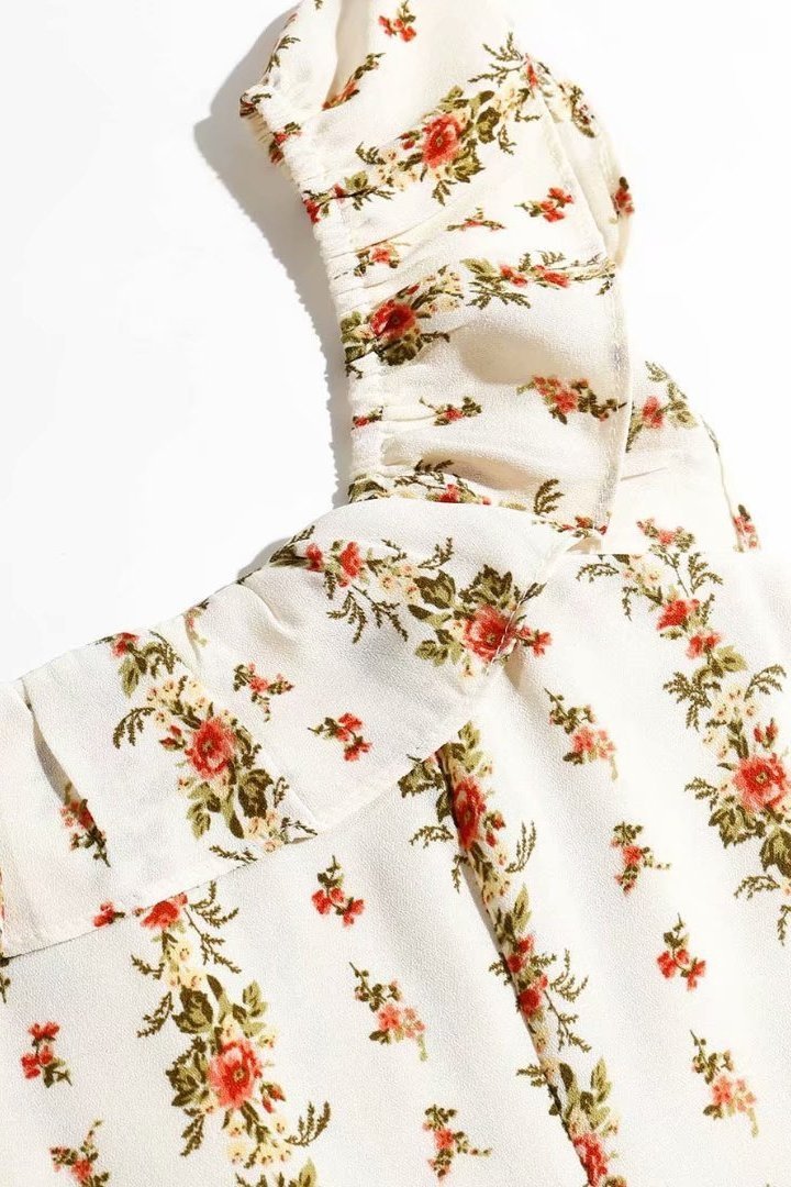 alyss-printed-ruffle-strap-slit-midi-dress-sd0020712885-beige-s-sunfere-923243 Alyss Printed Ruffle Strap Slit Midi Dress - Image 8