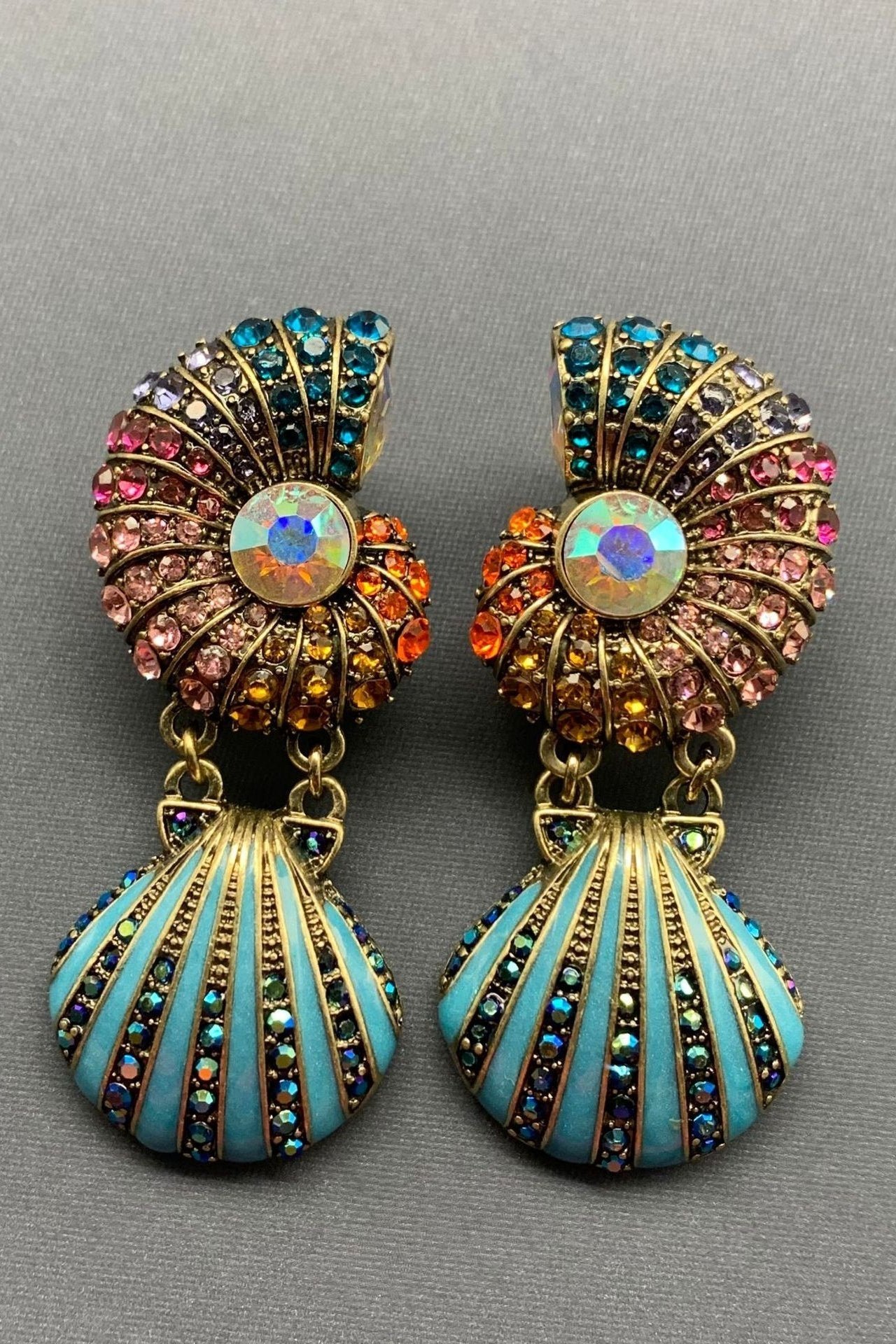 amalia-flicker-shell-earrings-sa0020717947-turquoise-sunfere-853508 Amalia Flicker Shell Earrings - Image 1