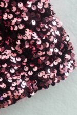 Amanda Velvet Sequin Mini Dress - Image 5