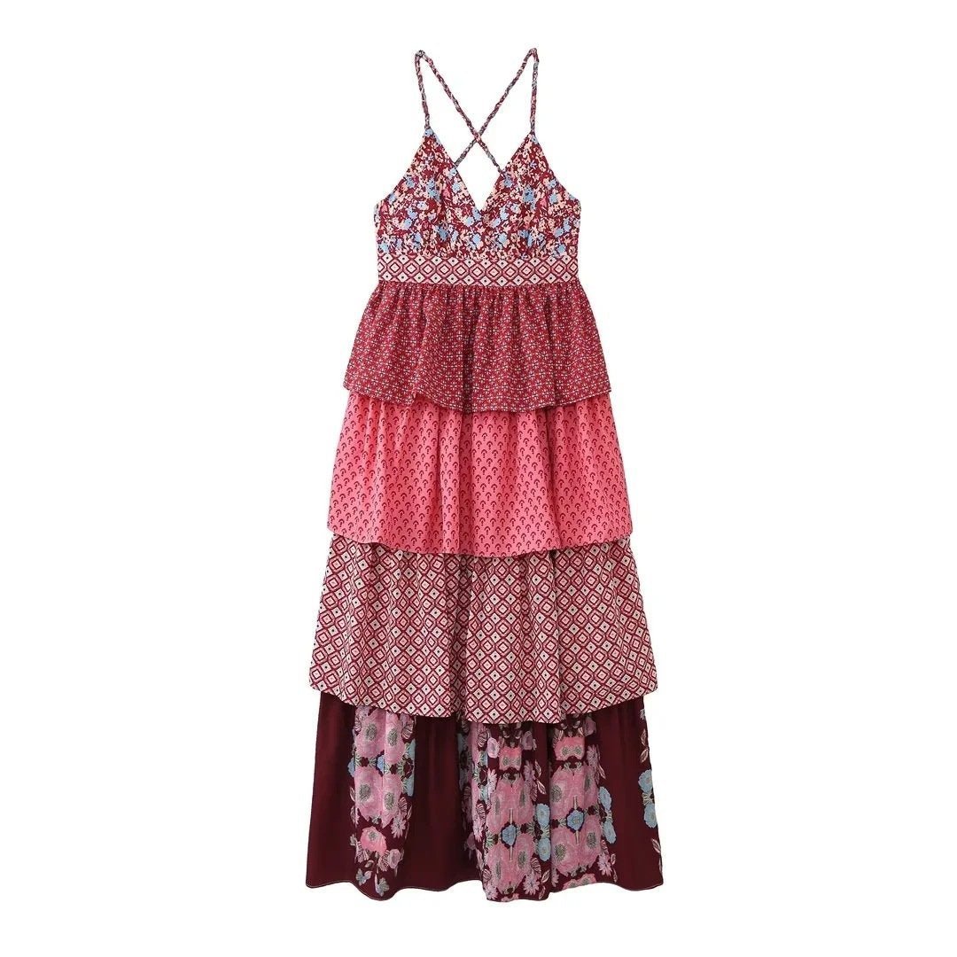 ann-printed-crossover-strap-maxi-dress-sd00601222175-pink-xs-sunfere-690740 Ann Printed Crossover Strap Maxi Dress - Image 8