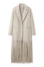 Anne Tassel Lapel Fleece Overcoat - Image 6