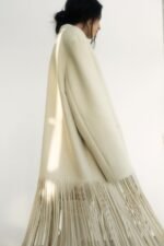 Anne Tassel Lapel Fleece Overcoat - Image 3