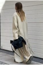 Anne Tassel Lapel Fleece Overcoat - Image 5