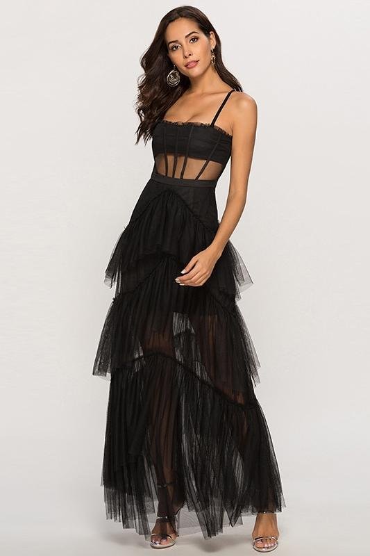 arlene-corset-leayered-mesh-slip-maxi-dress-sd00209151460-black-s-sunfere-236070 Arlene Corset Leayered Mesh Slip Maxi Dress - Image 4