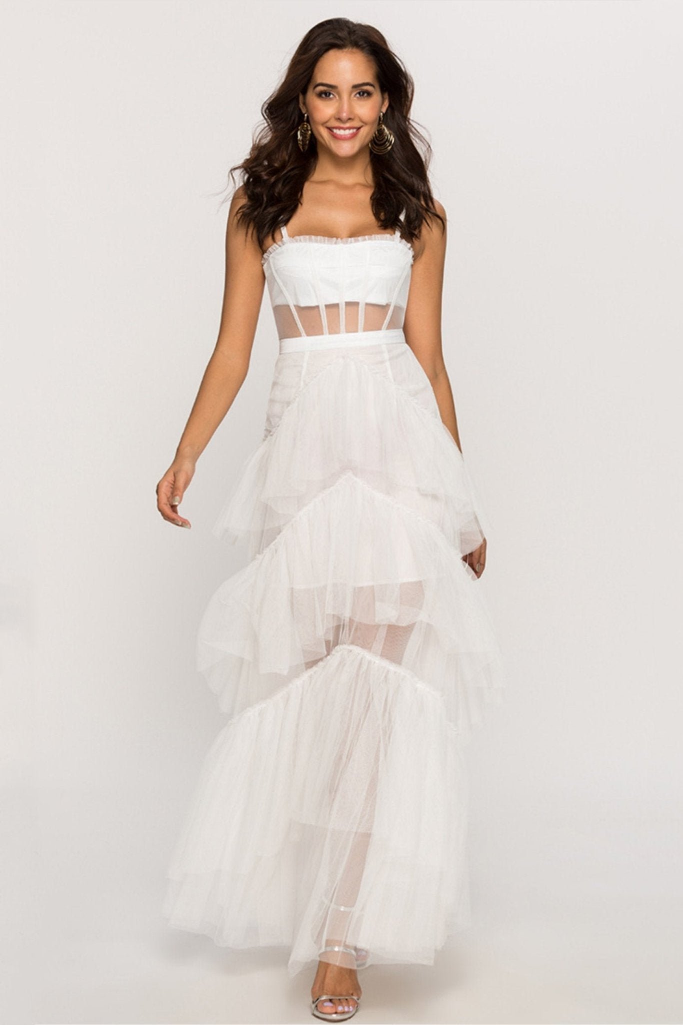 arlene-corset-leayered-mesh-slip-maxi-dress-sd00209151460-pink-s-sunfere-400173 Arlene Corset Leayered Mesh Slip Maxi Dress - Image 2