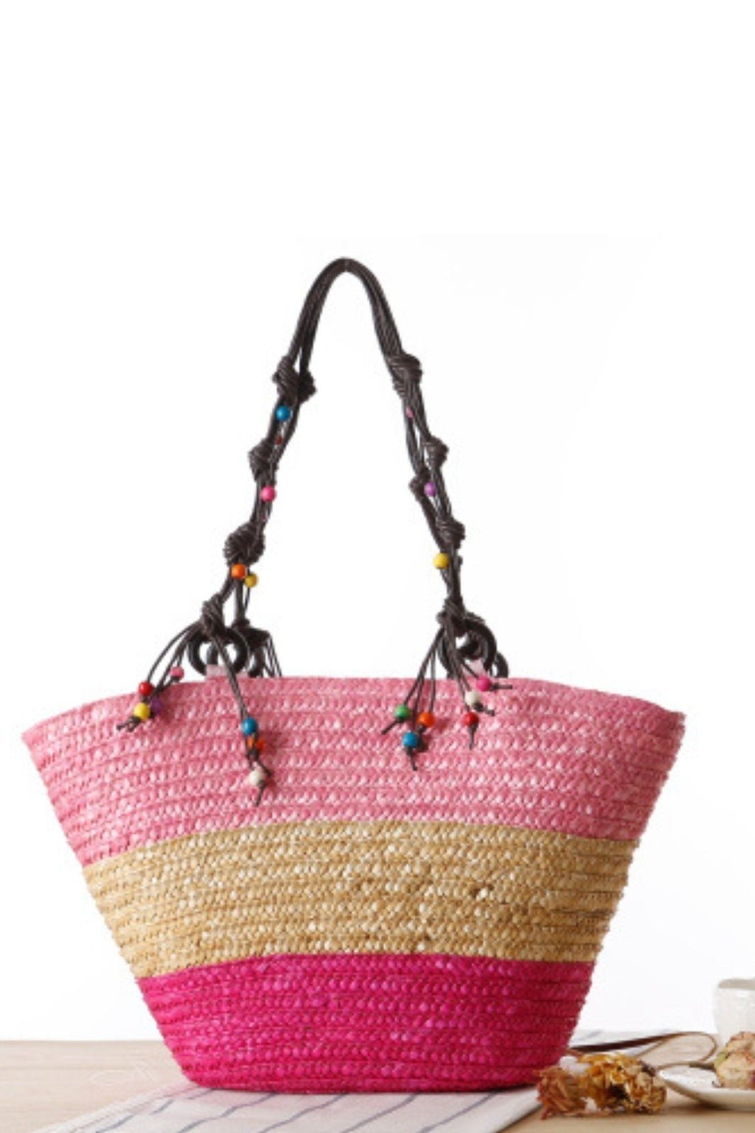 arora-embroidered-seastar-weave-straw-tote-bag-sa0020711828-blue-sunfere-753698 Arora Embroidered Seastar Weave Straw Tote Bag - Image 3