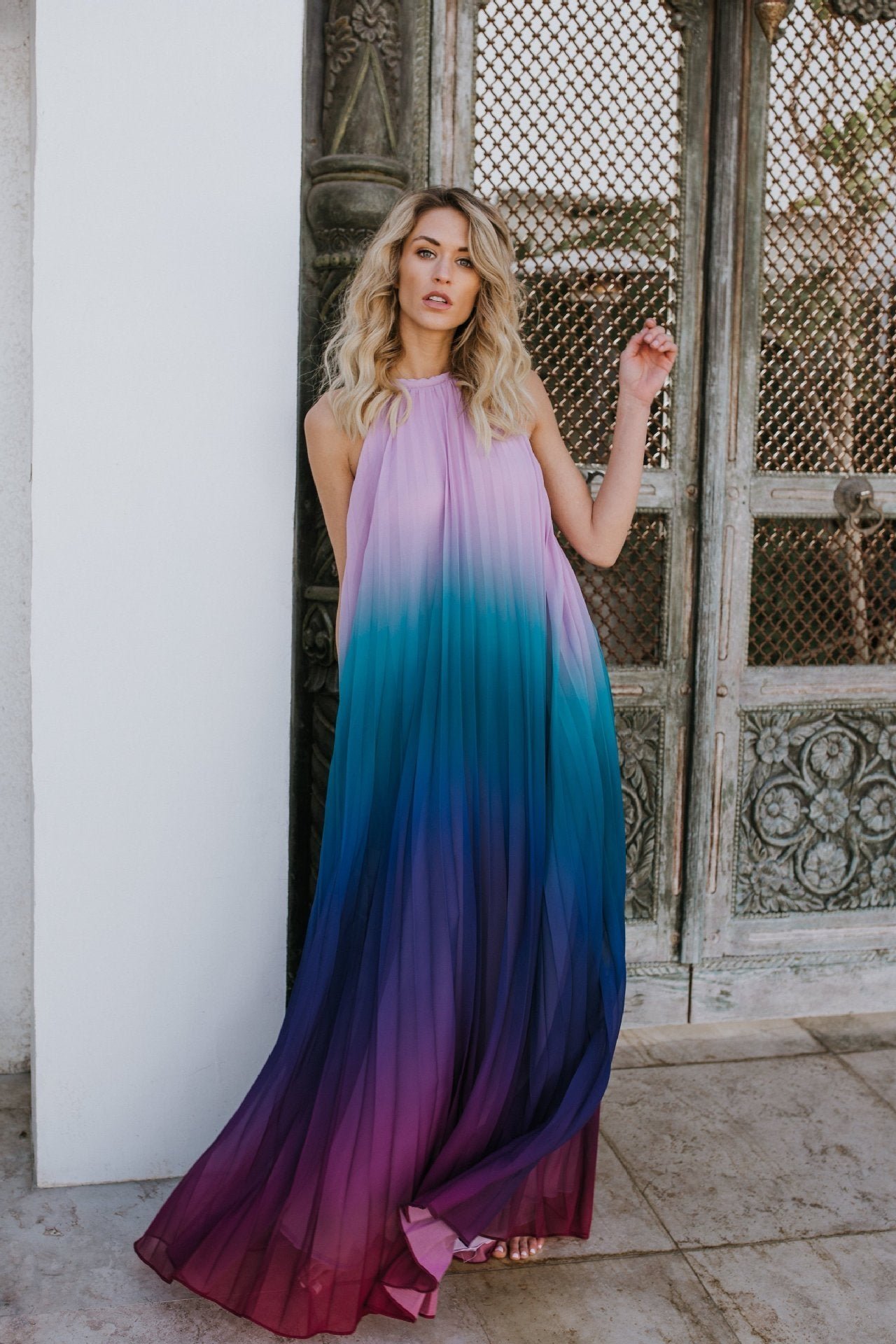 basia-printed-halterneck-backless-maxi-tent-dress-sd00209041322-purple-s-sunfere-595016 Basia Printed Halterneck Backless Maxi Tent Dress - Image 5