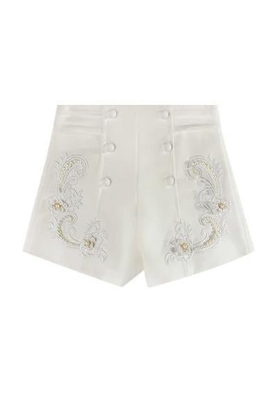baylee-floral-embroidered-shorts-sb00202022298-white-s-sunfere-818217 Baylee Floral Embroidered Shorts - Image 9