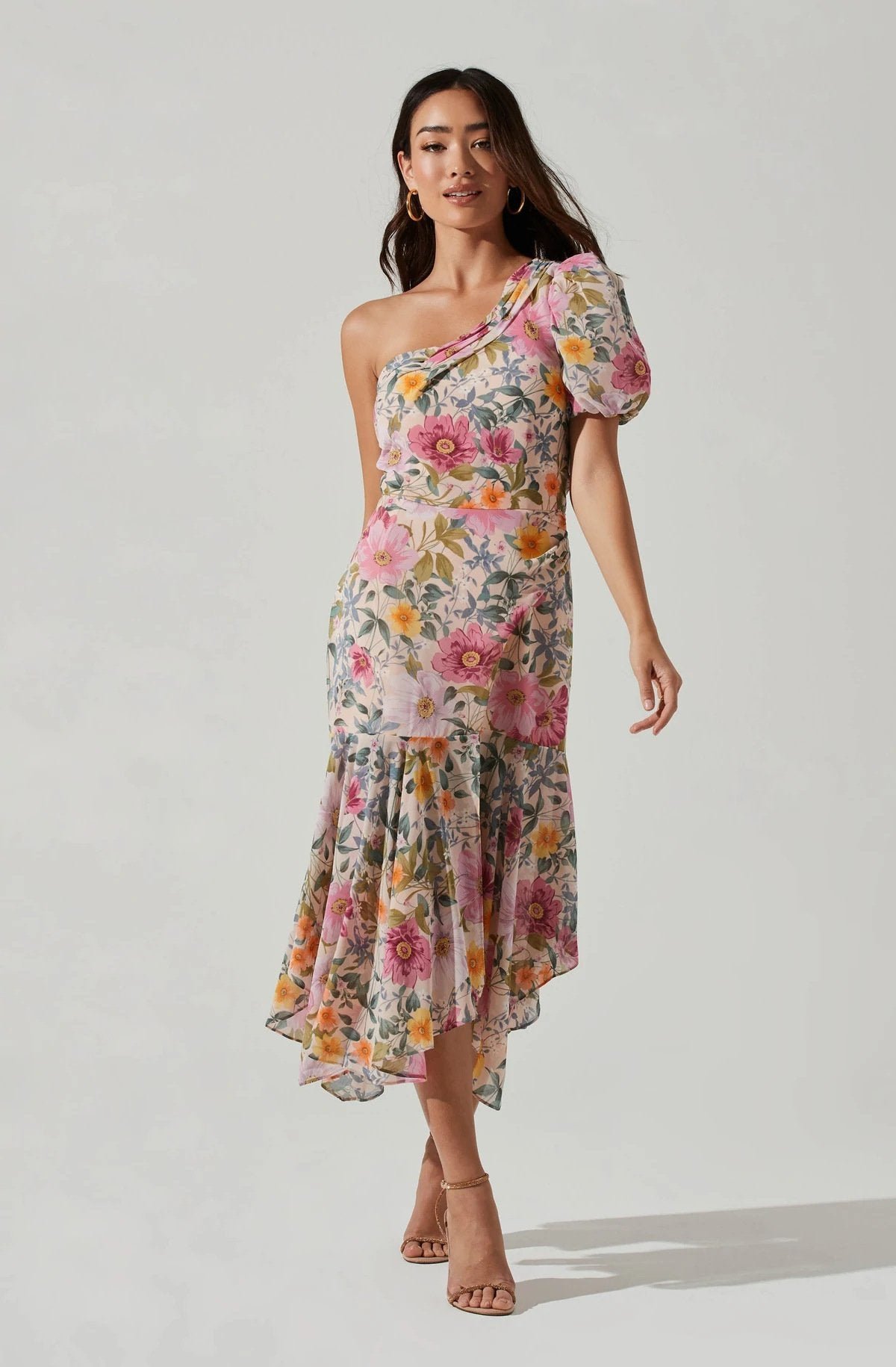 bblythe-printed-one-shoulder-flare-midi-dress-sd00208081119-pink-s-sunfere-272163 Bblythe Printed One-shoulder Flare Midi Dress - Image 2