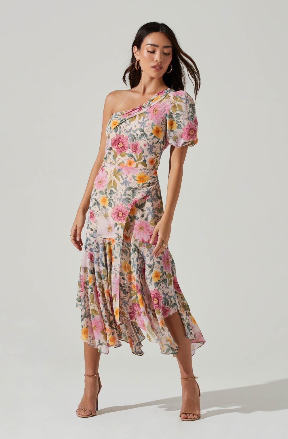 bblythe-printed-one-shoulder-flare-midi-dress-sd00208081119-pink-s-sunfere-564866 Bblythe Printed One-shoulder Flare Midi Dress - Image 1