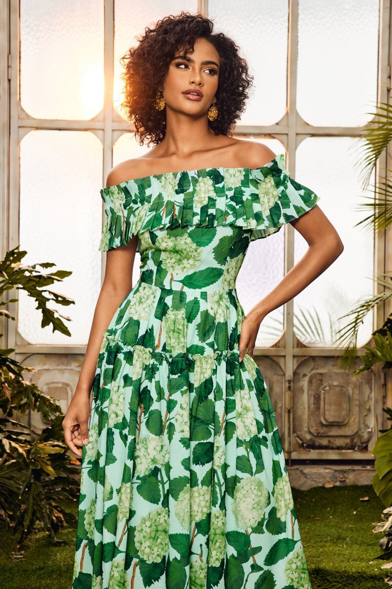 bess-printed-ruffle-off-shoulder-tiered-maxi-dress-sd00202272345-green-s-sunfere-161869 Bess Printed Ruffle Off-shoulder Tiered Maxi Dress - Image 1