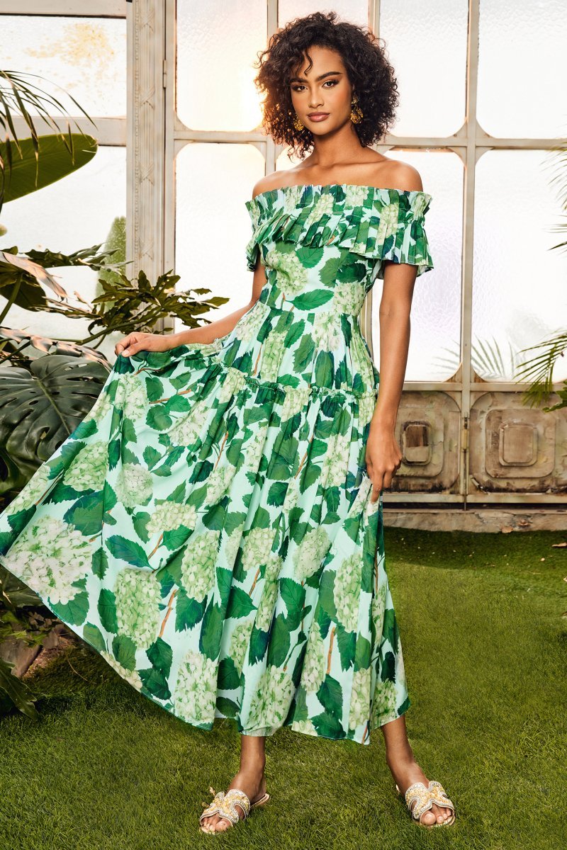 bess-printed-ruffle-off-shoulder-tiered-maxi-dress-sd00202272345-green-s-sunfere-717396 Bess Printed Ruffle Off-shoulder Tiered Maxi Dress - Image 2