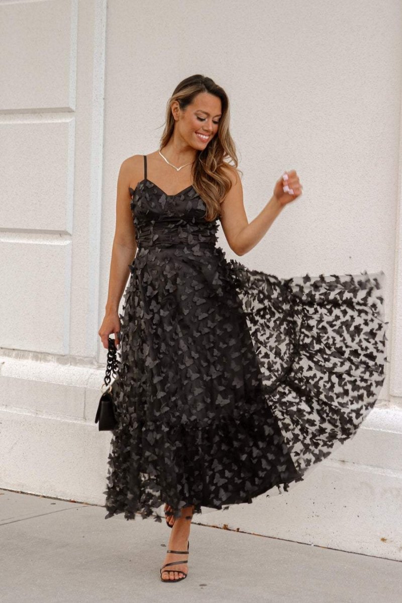 blanche-butterfly-a-line-midi-dress-sd00203152443-black-s-sunfere-936754 Blanche Butterfly A-line Midi Dress - Image 6