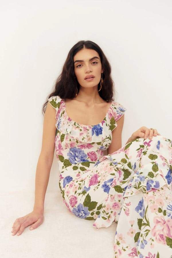 bonnie-printed-ruffled-maxi-dress-sd00603212511-multi-s-sunfere-224865 Bonnie Printed Ruffled Maxi Dress - Image 2