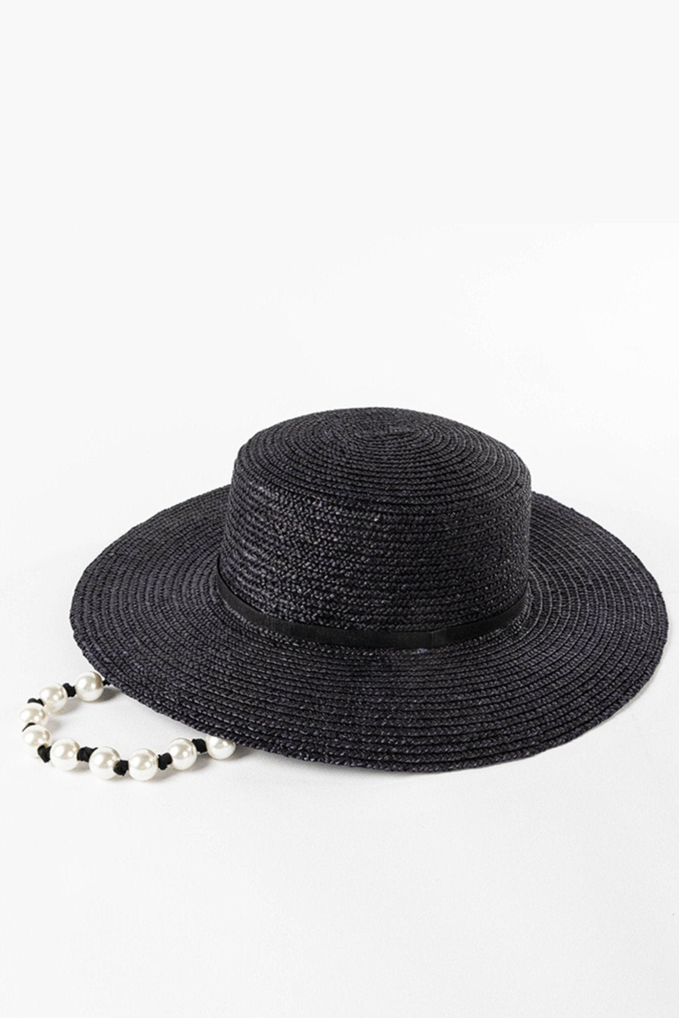carla-beaded-chain-straw-hat-sa0020714914-black-one-size-sunfere-412319 Carla Beaded Chain Straw Hat - Image 7
