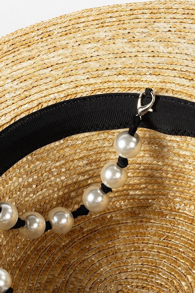 carla-beaded-chain-straw-hat-sa0020714914-black-one-size-sunfere-579530 Carla Beaded Chain Straw Hat - Image 5