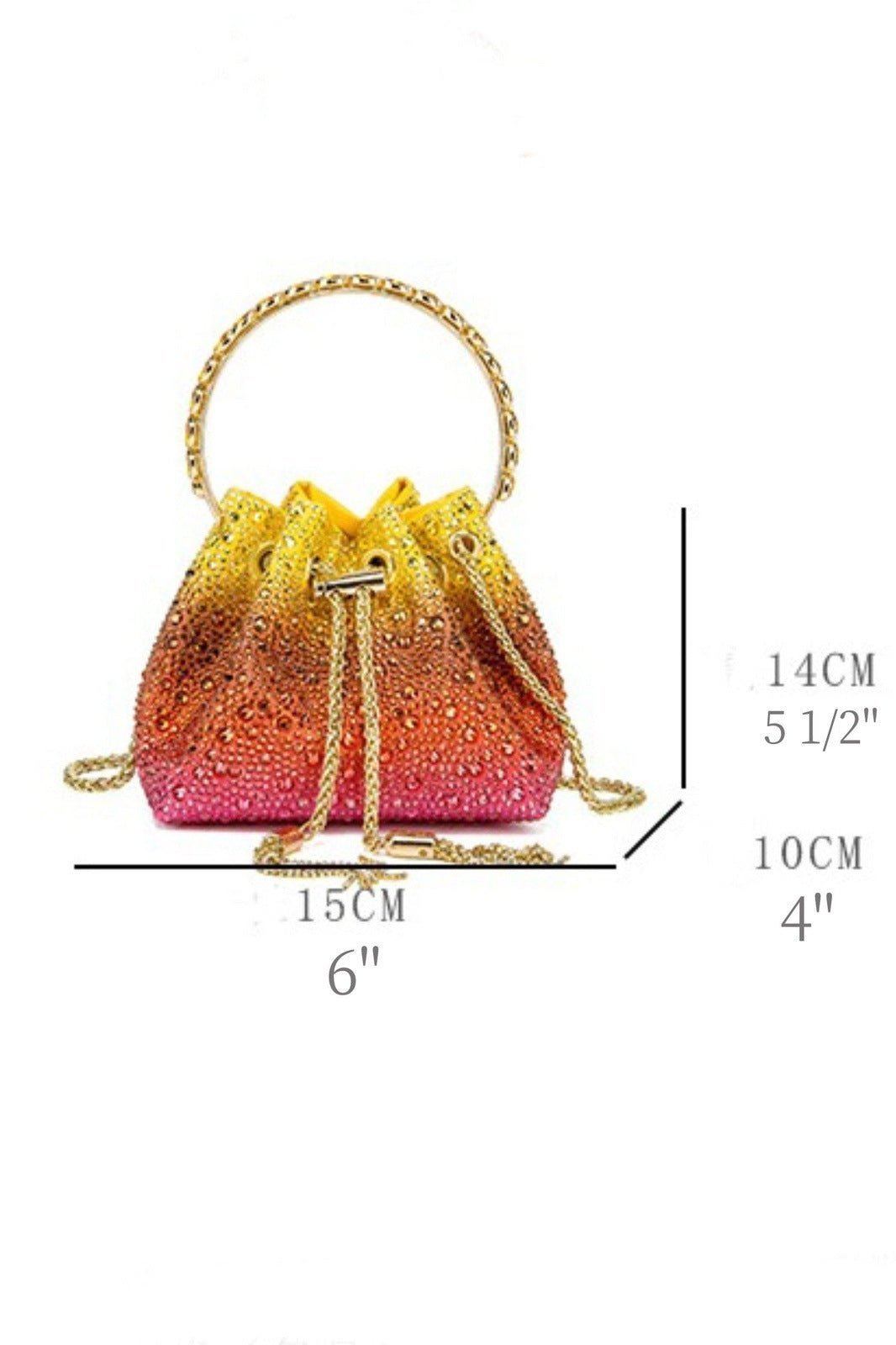 carlin-diamente-loop-handle-bucket-bag-sa00209011307-orange-sunfere-997296 Carlin Diamente Loop Handle Bucket Bag - Image 4