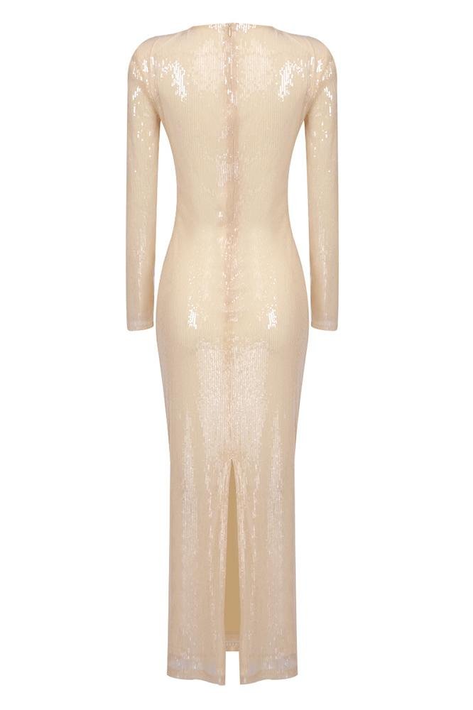 cathy-flower-sequins-midi-dress-sd00603152452-khaki-s-sunfere-432186 Cathy Flower Sequins Midi Dress - Image 9