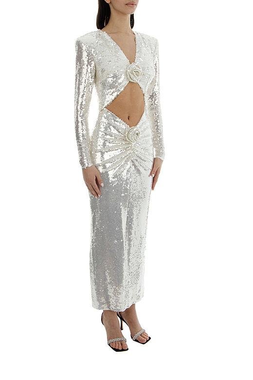 cathy-flower-sequins-midi-dress-sd00603152452-white-s-sunfere-915297 Cathy Flower Sequins Midi Dress - Image 13