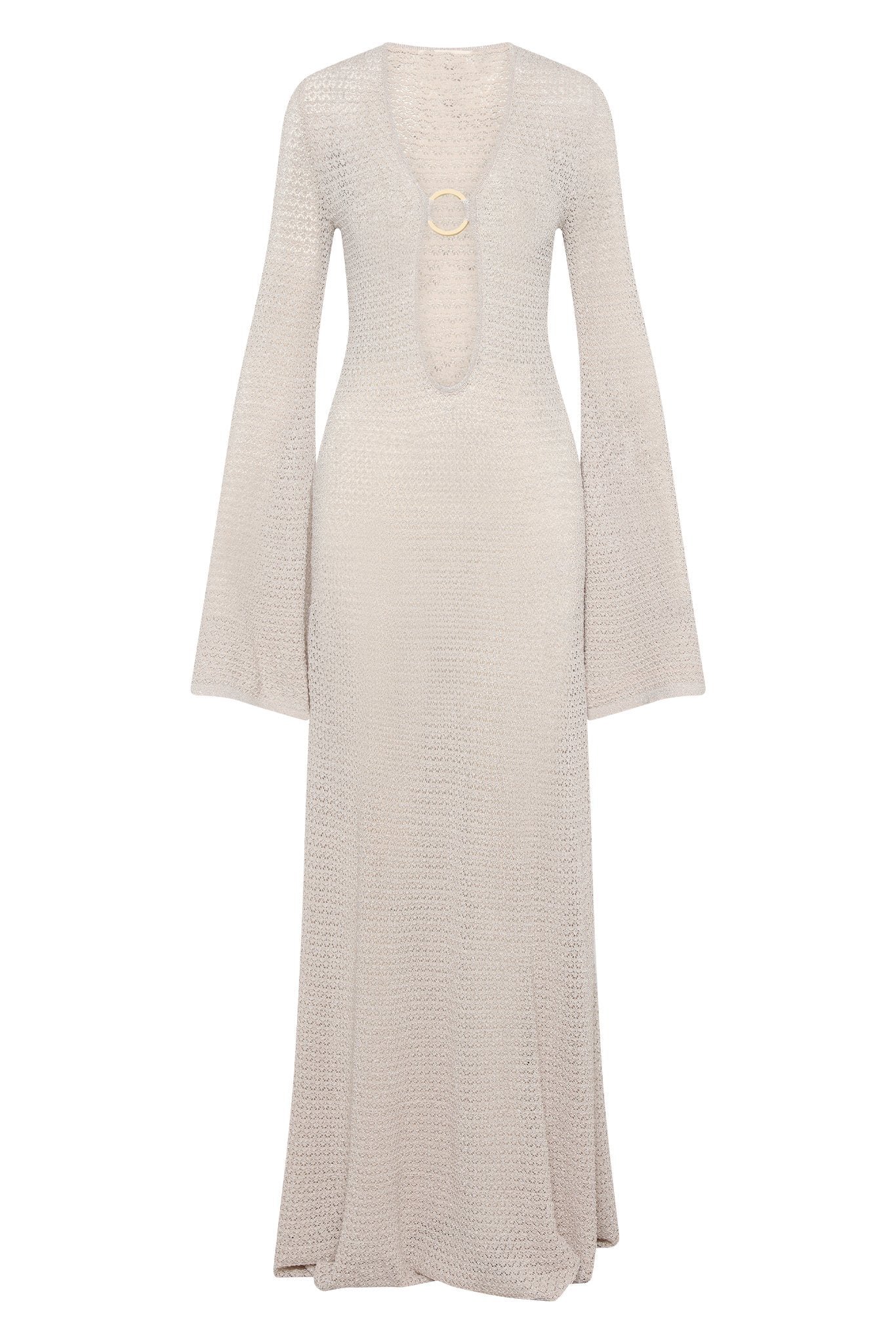 chaya-v-neck-crochet-knit-maxi-dress-sd00211271977-beige-s-sunfere-594875 Chaya V-neck Crochet Knit Maxi Dress - Image 8