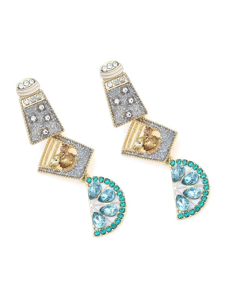 cocktail-diamante-drop-earrings-sa0020516098-green-sunfere-307388 Cocktail Diamante Drop Earrings - Image 4