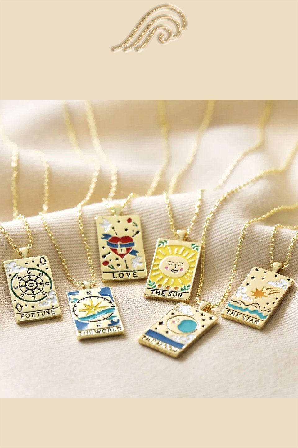 color-dripping-tarot-cards-square-pendant-necklace-sa0020619479-gold-the-sun-sunfere-271610 Color Dripping Tarot Cards Square Pendant Necklace - Image 1