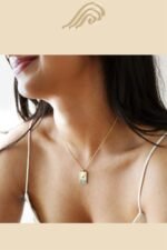 Color Dripping Tarot Cards Square Pendant Necklace - Image 2