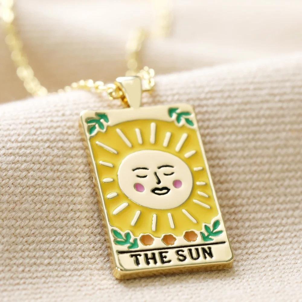 color-dripping-tarot-cards-square-pendant-necklace-sa0020619479-gold-the-sun-sunfere-897924 Color Dripping Tarot Cards Square Pendant Necklace - Image 10