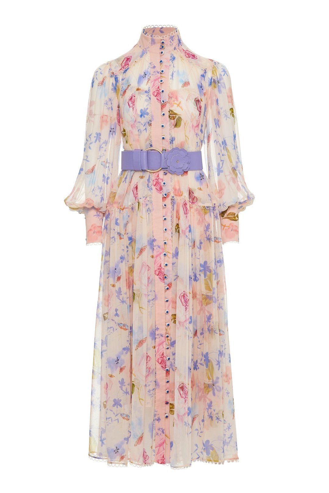 cora-printed-belted-chiffon-midi-dress-sd00209261614-pink-s-sunfere-428746 Cora Printed Belted Chiffon Midi Dress - Image 2