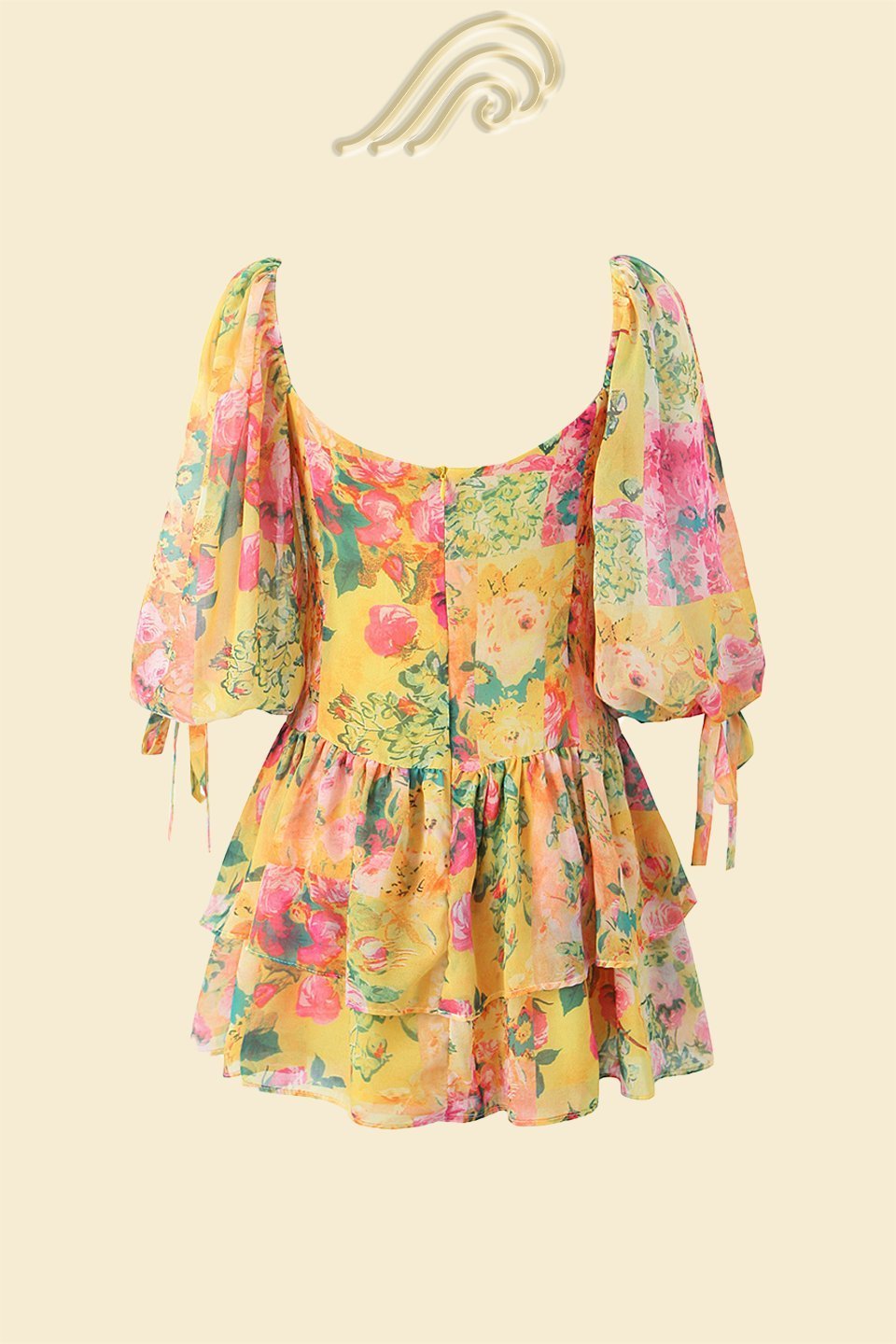cornelia-printed-splicing-tiered-mini-dress-sd00207221009-multi-s-sunfere-498576 Cornelia Printed Splicing Tiered Mini Dress - Image 8