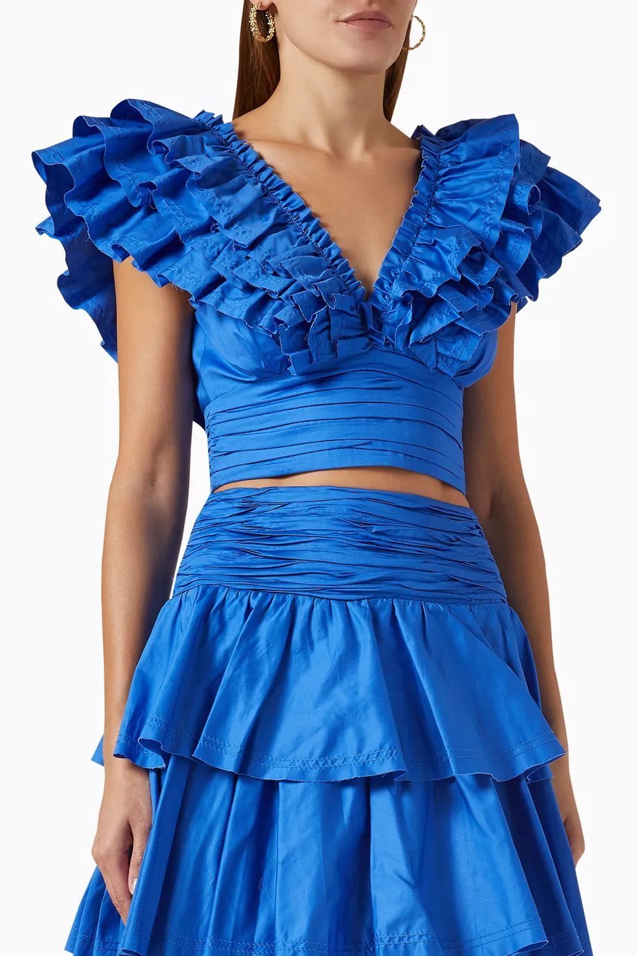 cornelia-ruffle-v-neck-tiered-set-ss00207281066-blue-s-sunfere-928861 Cornelia Ruffle V-neck Tiered Set - Image 2