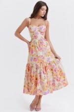 Cottie Printed Flare Midi Dress - Image 7