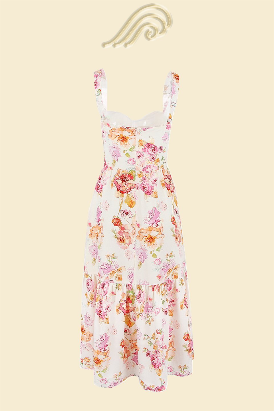 cottie-printed-flare-midi-dress-sd0020703889-pink-s-sunfere-508084 Cottie Printed Flare Midi Dress - Image 12
