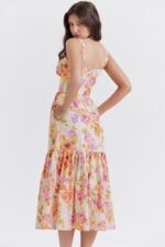 Cottie Printed Flare Midi Dress - Image 5