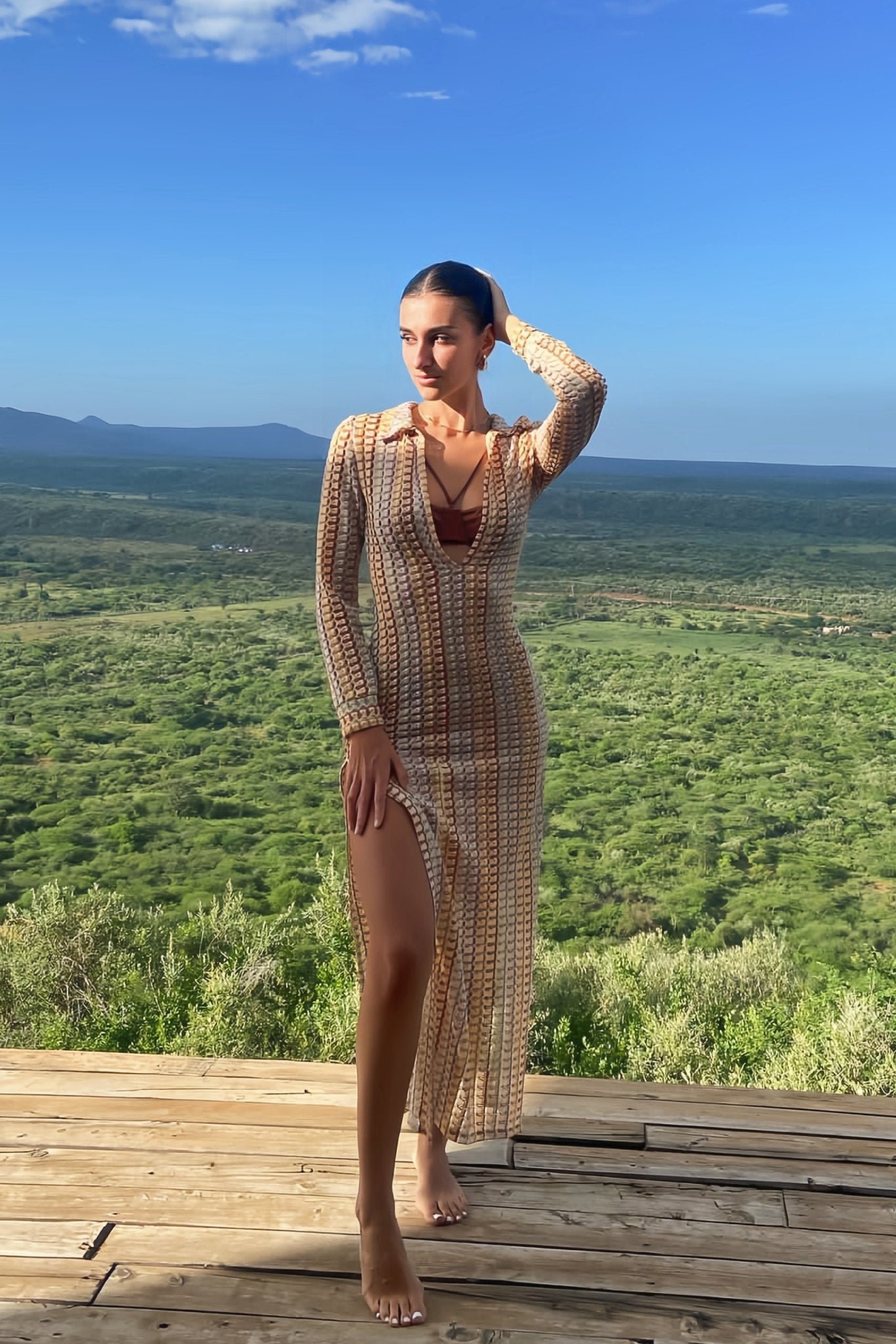 dawn-v-neck-collared-crochet-maxi-dress-sd00209251603-multi-s-sunfere-471279 Dawn V-neck Collared Crochet Maxi Dress - Image 3