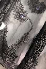 Denise Feather Beading Mesh Blouse - Image 8