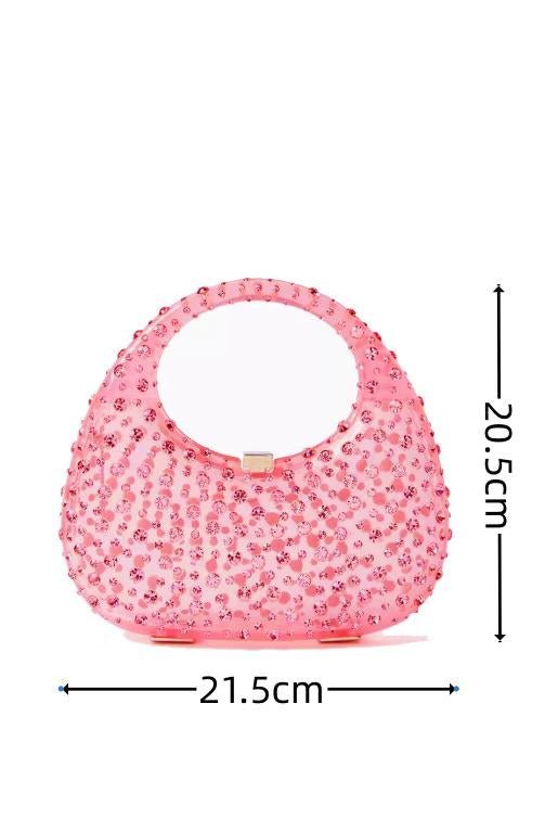 diamante-embellished-acrylic-clutch-bag-sa00603072403-pink-sunfere-152008 Diamante Embellished Acrylic Clutch Bag - Image 9