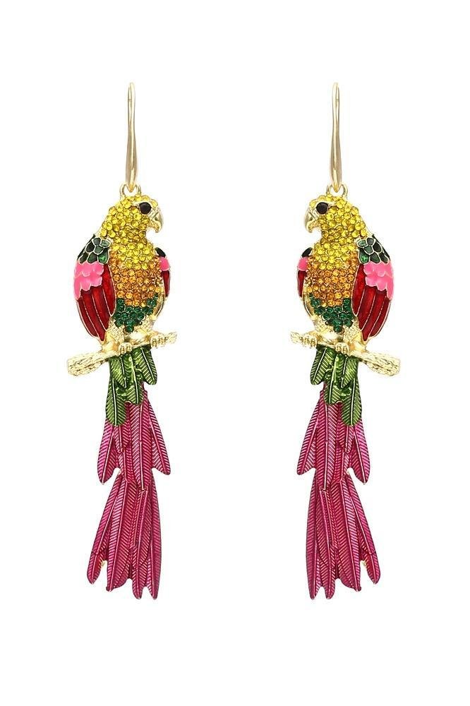 diamante-parrot-tassel-earrings-sa00202272341-hot-pink-sunfere-298446 Diamante Parrot Tassel Earrings - Image 4