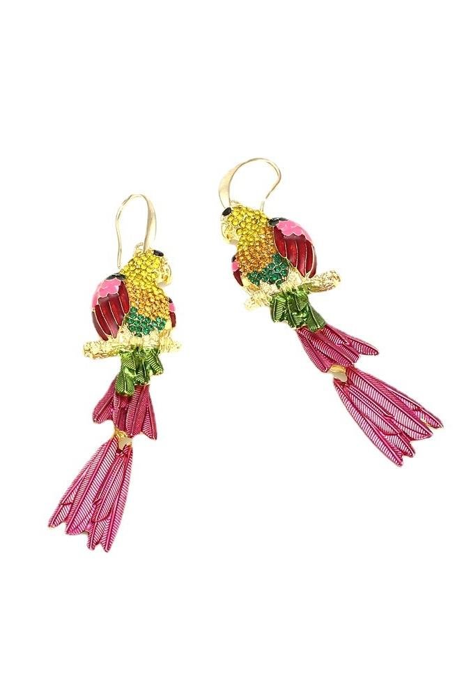diamante-parrot-tassel-earrings-sa00208161194-hot-pink-sunfere-628493 Diamante Parrot Tassel Earrings - Image 3