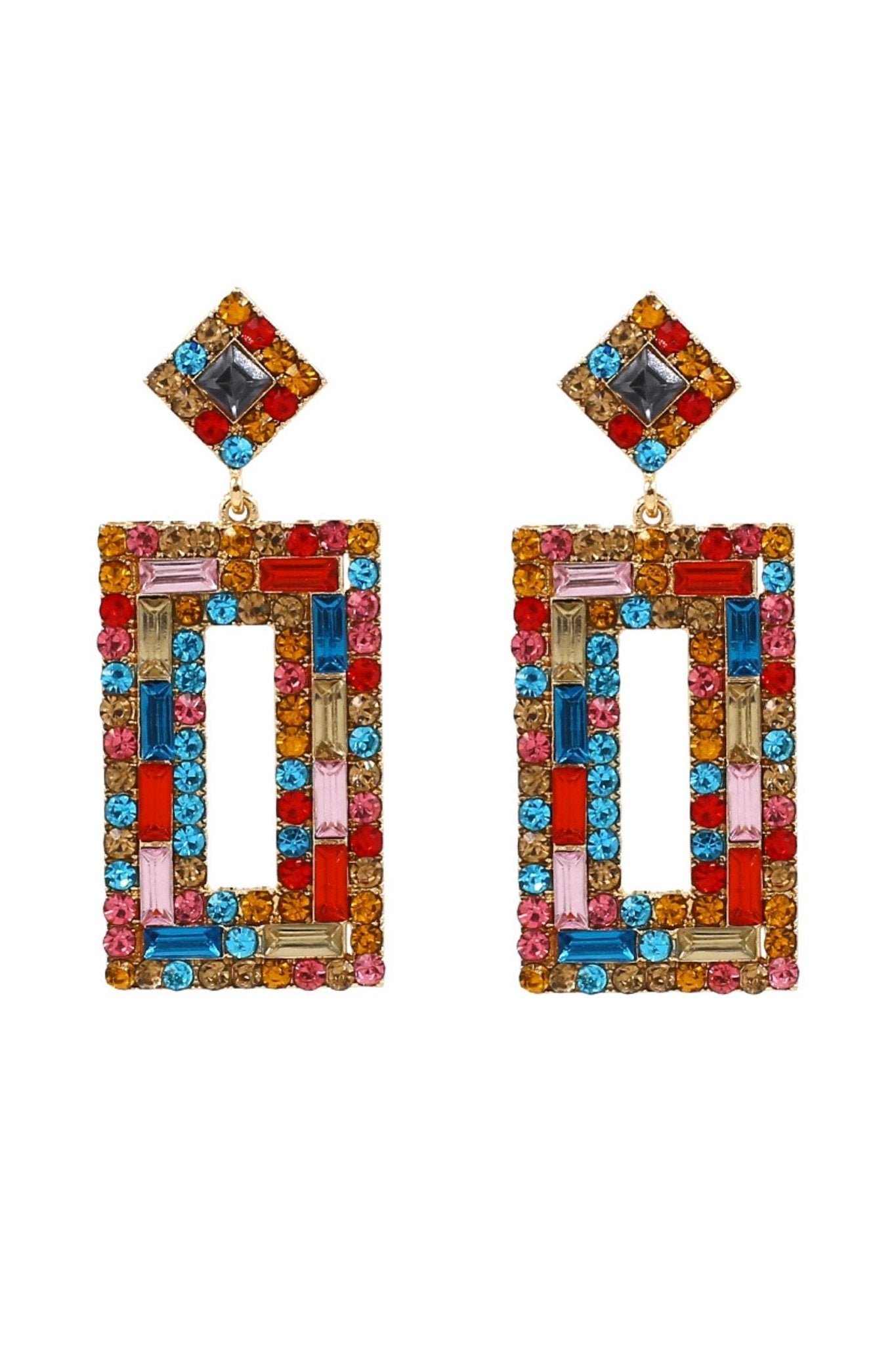 diamante-retro-drop-earrings-sa00209191543-multi-sunfere-579993 Diamante Retro Drop Earrings - Image 1