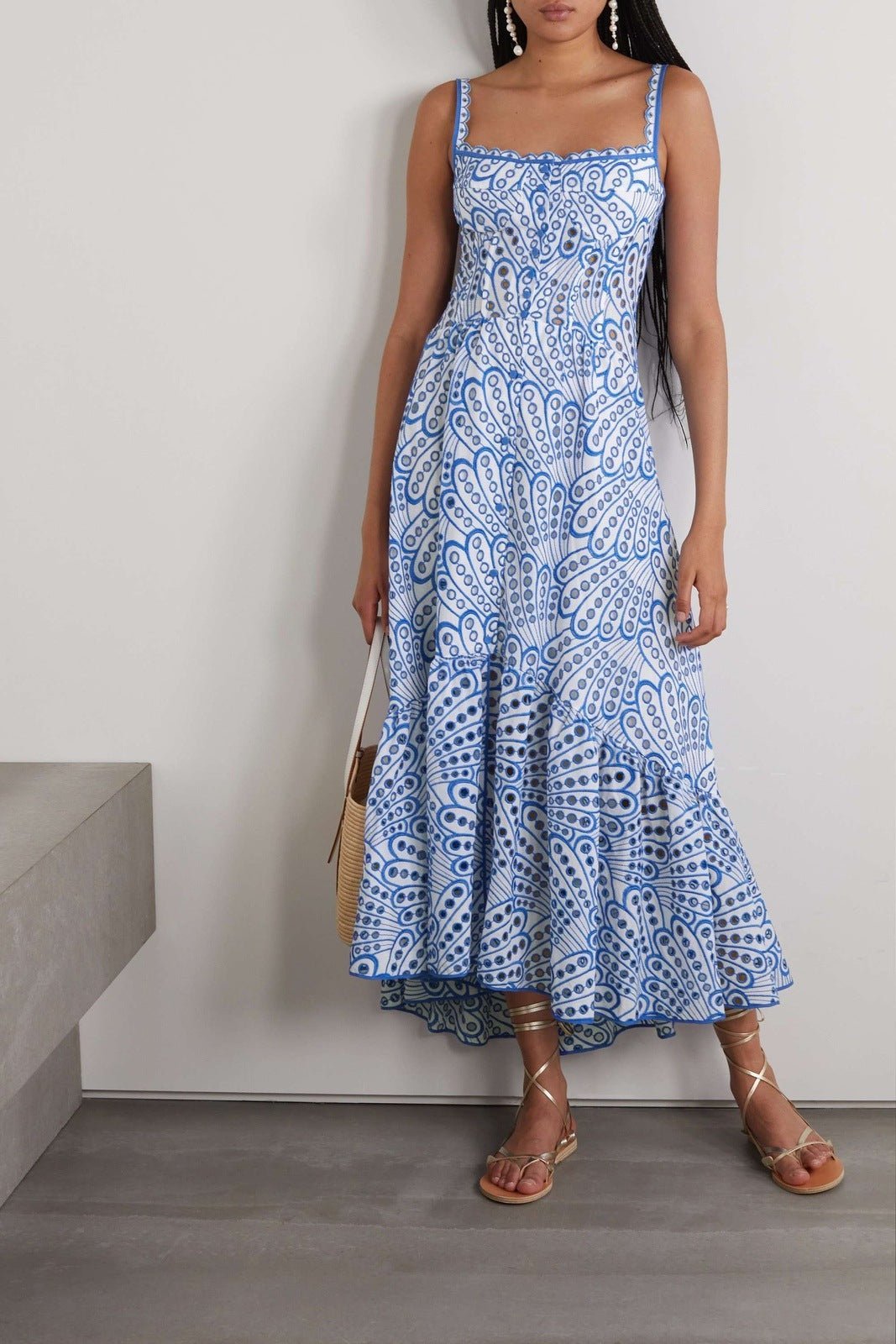 dolly-embroidered-lace-midi-bustier-dress-sd0020516058-blue-s-sunfere-460443 Dolly Embroidered Lace Midi Bustier Dress - Image 6