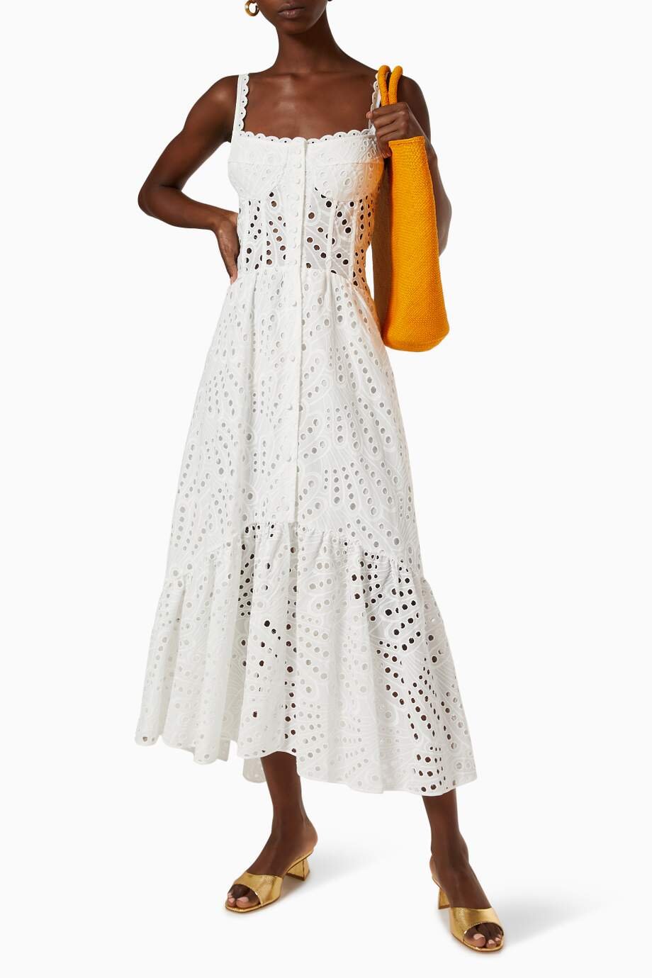 dolly-embroidered-lace-midi-bustier-dress-sd0020516058-white-s-sunfere-195627 Dolly Embroidered Lace Midi Bustier Dress - Image 10