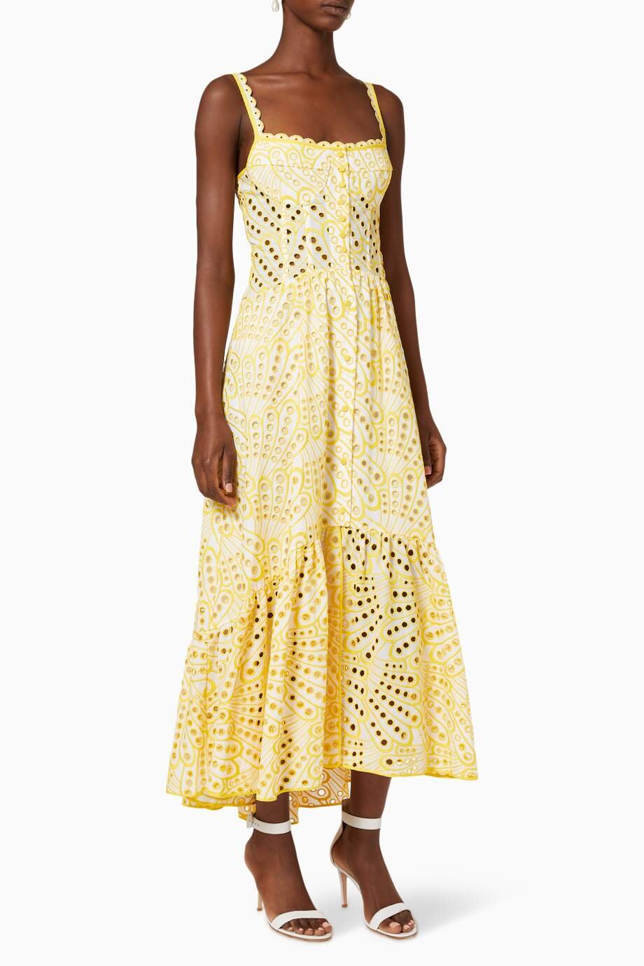 dolly-embroidered-lace-midi-bustier-dress-sd0020516058-yellow-s-sunfere-786005 Dolly Embroidered Lace Midi Bustier Dress - Image 3