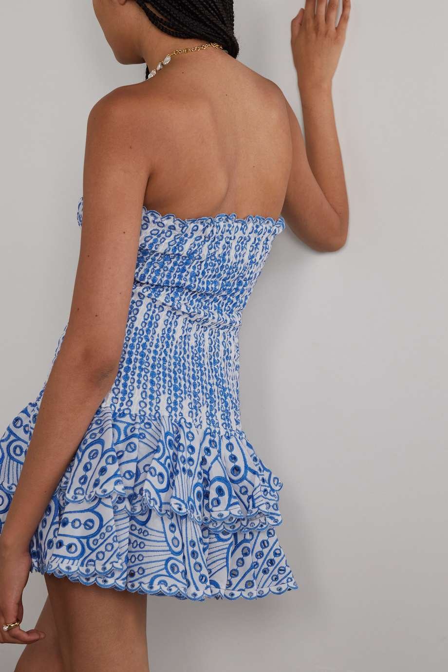 dolly-embroidered-lace-strapless-mini-bodycon-dress-sd0020516060-blue-s-sunfere-278504 Dolly Embroidered Lace Strapless Mini Bodycon Dress - Image 6