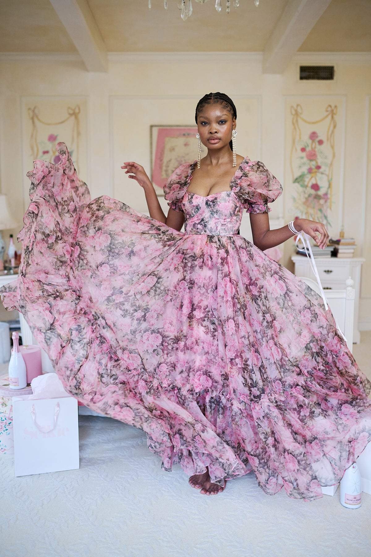 dolly-printed-sweetheart-ruffle-maxi-dress-sd0020630667-pink-s-sunfere-472727 Dolly Printed Sweetheart Ruffle Maxi Dress - Image 3