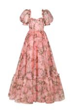 Dolly Printed Sweetheart Ruffle Maxi Dress - Image 7